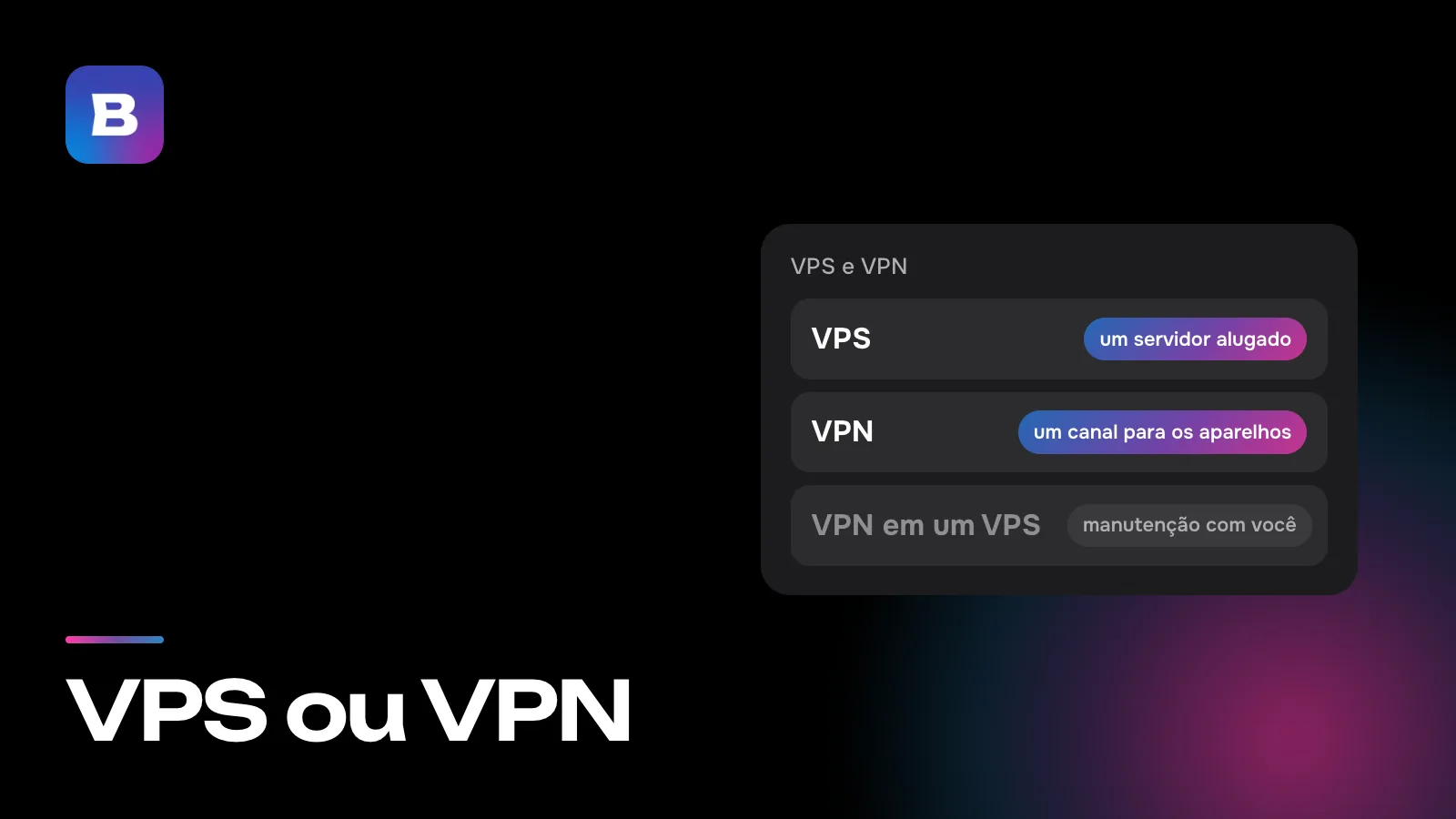VPS ou VPN